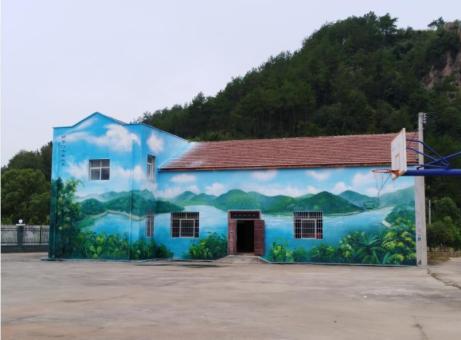  岐山彩绘墙绘一般制作的位置