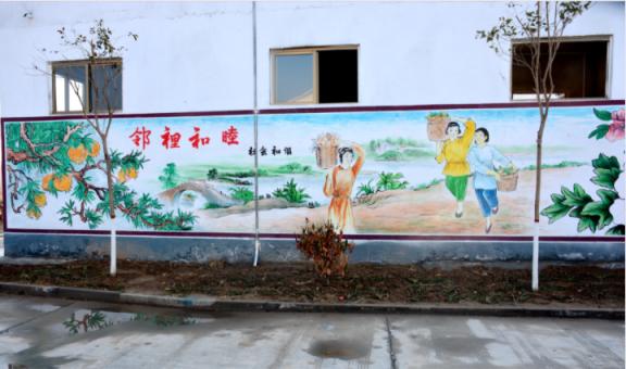 岐山乡镇文化墙 乡风文明焕发新活力