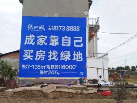  岐山墙体广告位置选择重要性